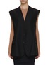 Main View - Click To Enlarge - MM6 MAISON MARGIELA - Oversize Single Breasted Blazer Vest
