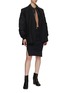Figure View - Click To Enlarge - MM6 MAISON MARGIELA - Oversize Single Breasted Blazer Vest