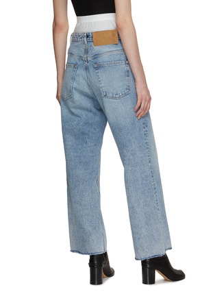 Back View - Click To Enlarge - MM6 MAISON MARGIELA - Underwear Hem Jeans