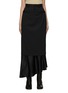 Main View - Click To Enlarge - MM6 MAISON MARGIELA - Asymmetric Hem Double Layer Skirt