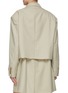 Back View - Click To Enlarge - MM6 MAISON MARGIELA - Single Breasted Crop Blazer