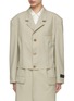 Main View - Click To Enlarge - MM6 MAISON MARGIELA - Single Breasted Crop Blazer