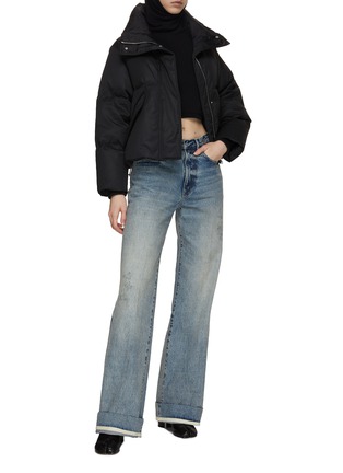 Figure View - Click To Enlarge - MM6 MAISON MARGIELA - Number Logo Embroidered Puffer Jacket