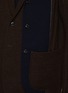  - KOLOR - Panel Patchwork Faux Button Detail Blazer