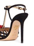 Detail View - Click To Enlarge - CHARLOTTE OLYMPIA - 'Coralie' cast-net sandals