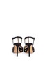 Back View - Click To Enlarge - CHARLOTTE OLYMPIA - 'Coralie' cast-net sandals