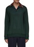 Main View - Click To Enlarge - KOLOR - Double Collar Polo Wool Shirt