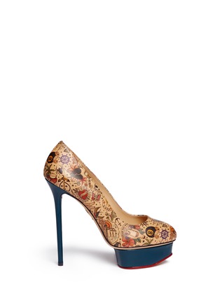 Main View - Click To Enlarge - CHARLOTTE OLYMPIA - 'Josie Inked' pumps