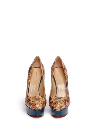 Figure View - Click To Enlarge - CHARLOTTE OLYMPIA - 'Josie Inked' pumps