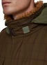  - KOLOR - Quad Pocket Faux Fur Collar Jacket
