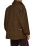 Back View - Click To Enlarge - KOLOR - Quad Pocket Faux Fur Collar Jacket