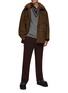 Figure View - Click To Enlarge - KOLOR - Quad Pocket Faux Fur Collar Jacket