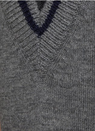  - KOLOR - Layed Double V-Neck Sweater Vest
