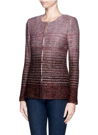 Front View - Click To Enlarge - ST. JOHN - Ombré tweed jacket