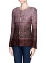 Front View - Click To Enlarge - ST. JOHN - Ombré tweed jacket