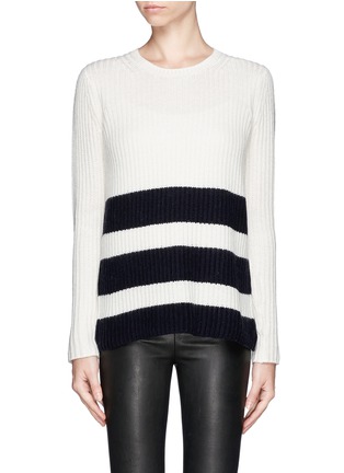 Main View - Click To Enlarge - VINCE - Stripe chunky knit sweater