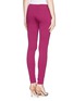 Back View - Click To Enlarge - EMILIO PUCCI - Slanted zip stretch leggings
