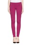 Main View - Click To Enlarge - EMILIO PUCCI - Slanted zip stretch leggings