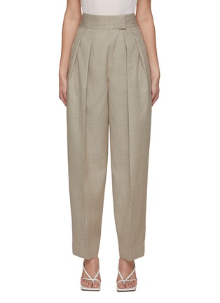 Main View - Click To Enlarge - GIA STUDIOS - Flat Front Tailored Pants