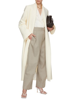 Figure View - Click To Enlarge - GIA STUDIOS - Flat Front Tailored Pants