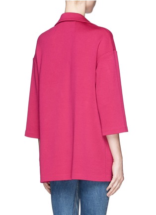 Back View - Click To Enlarge - ST. JOHN - Milano knit 3/4-sleeve topper