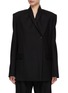 Main View - Click To Enlarge - GIA STUDIOS - Single Breasted Shawl Lapel Blazer