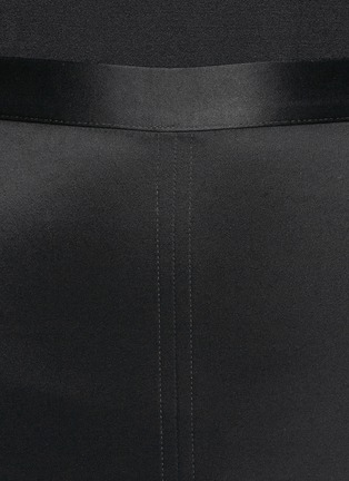 Detail View - Click To Enlarge - ST. JOHN - Liquid satin flare maxi skirt