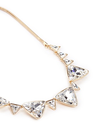 Detail View - Click To Enlarge - ST. JOHN - Triangle Swarovski crystal necklace