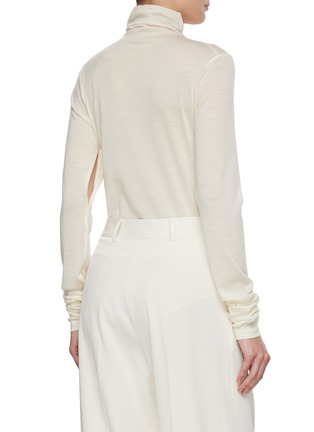 Back View - Click To Enlarge - GIA STUDIOS - Thin Knit Bodysuit