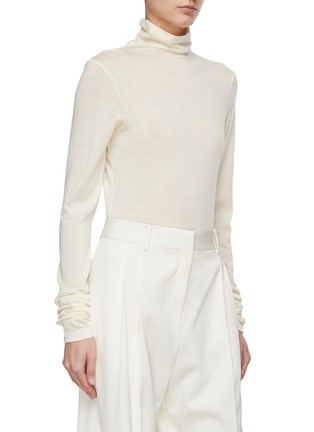 Front View - Click To Enlarge - GIA STUDIOS - Thin Knit Bodysuit