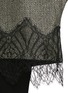 Detail View - Click To Enlarge - ST. JOHN - Lace hem turtleneck knit top