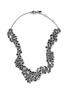 Main View - Click To Enlarge - ST. JOHN - 'Night Bloom' laurel crystal collar necklace