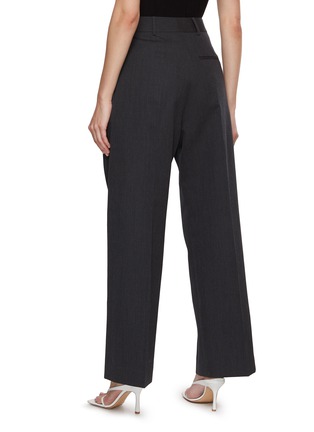Back View - Click To Enlarge - GIA STUDIOS - Pleated Tailored Pants