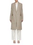Main View - Click To Enlarge - GIA STUDIOS - Single Breasted Peak Lapel Coat