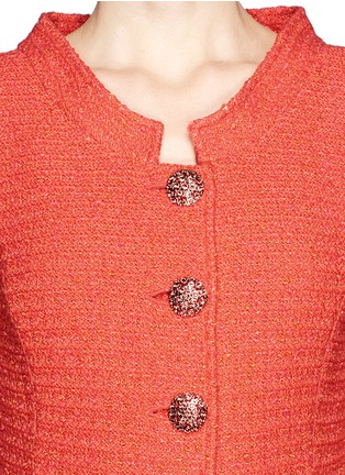 Detail View - Click To Enlarge - ST. JOHN - Tier peplum knit jacket
