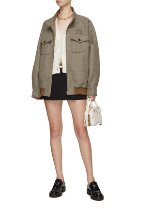 Figure View - Click To Enlarge - ARCH4 - V-neck Sequin Embellished Cardigan