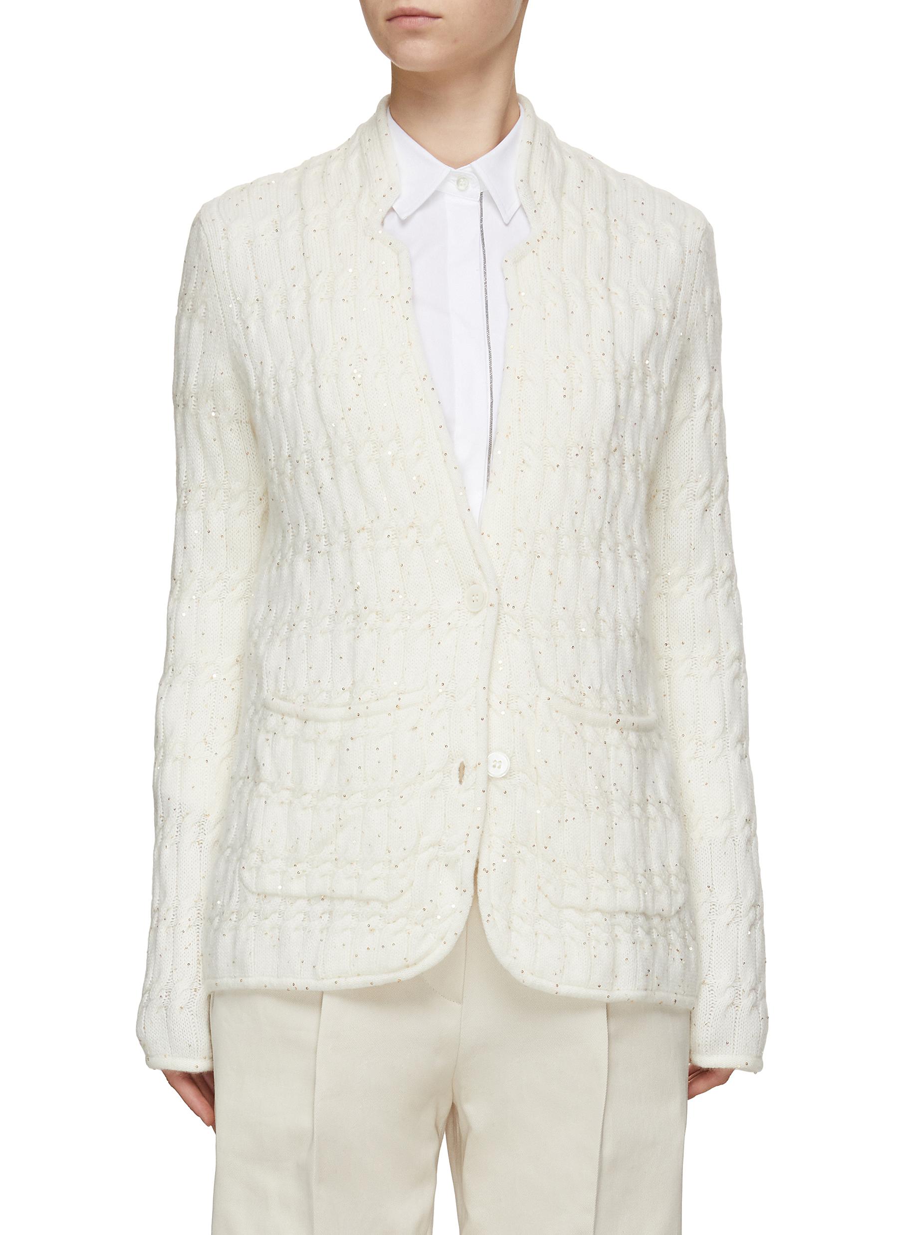 Chanel Off-White Tweed Jacket