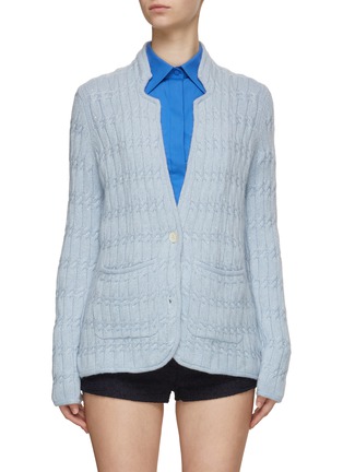 Main View - Click To Enlarge - ARCH4 - Sequin Embellished Knit Jacket