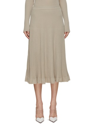 Main View - Click To Enlarge - ARCH4 - Knit Midi Skirt