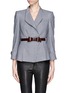 Figure View - Click To Enlarge - ALAÏA - Leather bow belt