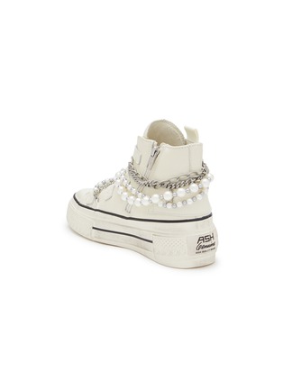  - ASH - Rainbow Chain Embellished Leather High-Top Sneakers