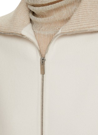  - PESERICO - Wool Cashmere Blend Elbow Sleeve Cape Jacket
