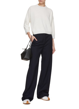 Figure View - Click To Enlarge - PESERICO - Cropped Sweater