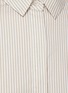  - PESERICO - Lurex Trim Striped Shirt
