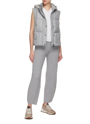 Figure View - Click To Enlarge - PESERICO - Ribbed Knit Balloon Pants