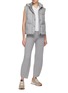 Figure View - Click To Enlarge - PESERICO - Ribbed Knit Balloon Pants