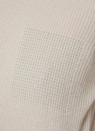  - PESERICO - Bifabric Ribbed Knit Chiffon Dress