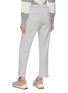 Back View - Click To Enlarge - PESERICO - Drawstring Waist Slim Fit Pants