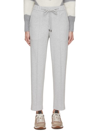 Main View - Click To Enlarge - PESERICO - Drawstring Waist Slim Fit Pants
