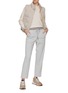 Figure View - Click To Enlarge - PESERICO - Drawstring Waist Slim Fit Pants